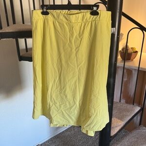 Sunny Yellow Athletic Skirt with Leggins